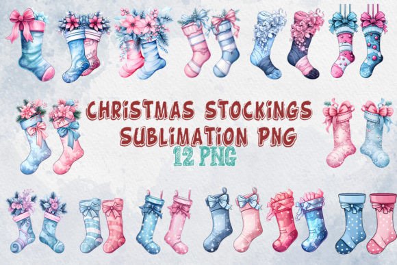 Christmas Stockings Sublimation PNG Review