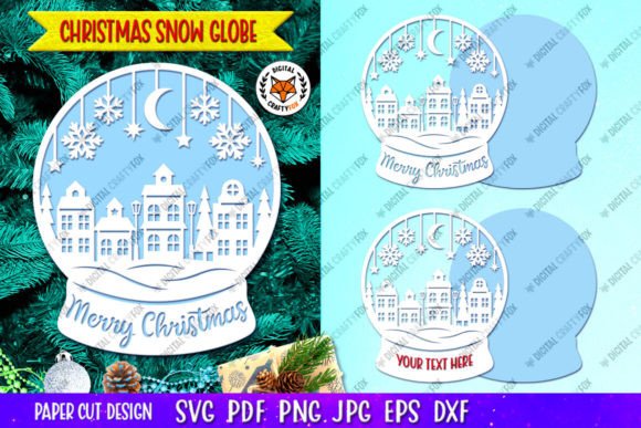 Christmas Town Snow Globe SVG: A Review for Illustrations & Digital Sellers
