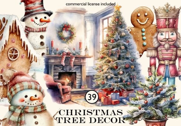 Christmas Tree Decor Clipart 39 PNG Review