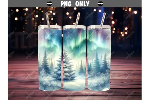 Christmas Tumbler Wraps Northern Lights: A Designer's Review