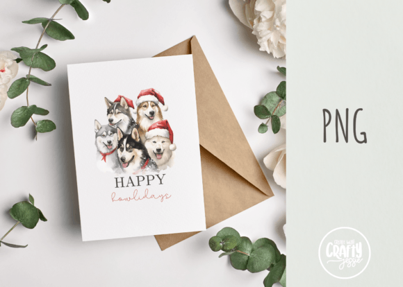 Happy Howlidays Christmas Winter Huskies Review